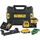 DEWALT 20V/12V MAX Laser Level Kit, 3 x 360, Green (DCLE34030G)