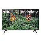 TCL 32ES560 Smart Android TV de 32 pulgadas, LED con HD, HDMI, USB, WiFi y Sintonizador Triple, Color Negro