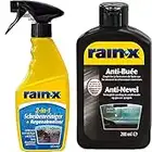 Rainx Nettoyant pour Pare-Brise et Vitres Déperlant Anti-Pluie & R26022, Anti-Buée bouteille, Pare-brise de voiture, vitres de salle de bain, 200 ml