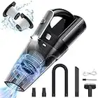 Handheld Vacuum Cleaner, 120W Powerful Hand Held Computer Vacuum Cordless Car Vacuum Cleaner, 8Kpa Strong Suction Hand Vac Hand Vacuum Hoovers, Lightweight, Home Car Pet Hair Cleaning