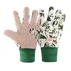 cmjlydh Gardening Gloves for Women(2 Pairs) Comfortable Breathable Non-Slip Flexible. (white)