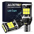 AUXITO 912 921 LED Bulb for Backup Light Reverse Lights High Power 2835 15-SMD Chipsets Error Free T15 906 922 W16W Bulbs, 6000K White (Upgraded, Pack of 2)