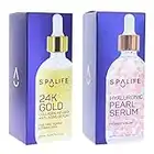 Spa Life 24k Gold and Hyaluronic Pearl Collagen Infused Nourishing Serum 2 Pack