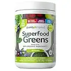 Greens Powder Smoothie Mix | Purely Inspired Greens Powder Superfood | Super Greens Powder Organic | Fruit + Veggie Superfood Powder | Green Smoothie Powder, 24 Servings