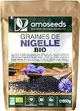 Graines de Nigelle Bio 500G | Cumin Noir | Qualité Supérieure | Nutrition, Digestion, Cuisine