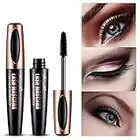 YZOTEK Mascara Cils en Fibre de Soie 4D - Mascara Cils Imperméable en Fibre Naturelle pour Épaissir et Allonger, Mascara Extra Longue Durée Non Toxique (Noir)