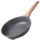 ZUOFENG Antihaft Pfanne Bratpfanne Beschichtet 28cm, Granit Pfannen Nonstick Frying Pan, Beschichtete Pfanne Für Gasherd Induktion