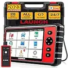 Launch CRP909E OBD2 Diagnosegerät für Vollständige System, Diagnosegerät Auto mit 26 Rücksetzfunktionen, Codeleser, SAS, TPMS, DPF, BMS, IMMO, ABS-Entlüftung, Auto VIN usw, Auto diagnose scan Tool