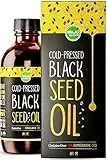 MAJU Black Seed Oil - 3 Times Thymoquinone, Cold-Pressed, 100% Turkish Black Cumin Seed Oil, Liquid Pure Blackseed Oil, Glass Bottle, 8 oz