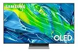 Samsung TV OLED QE65S95BATXZT Smart TV 65” Serie S95B, OLED, Alexa e Google Assistant Integrata, 2022, HDMI 2.1, DVB-T2, Argento (Eclipse Silver)