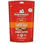 Stella & Chewy's Freeze Dried Raw Dinner Patties Grain Free Dog Food, Protein Rich Stella's Super Beef Recipe 5.5 oz