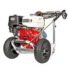 Simpson Cleaning ALH4240 Aluminum Series 4200 PSI Gas Pressure Washer, 4.0 GPM, HONDA GX390 Engine, Includes Spray Gun and Extension Wand, 5 QC Nozzle Tips, 3/8-inch x 50-foot Monster Hose, (49 State)