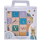 Official Peter Rabbit Wooden Building Blocks - Early Development Activity Toys for Toddlers - Beatrix Potter Stacking Bricks by Rainbow Designs