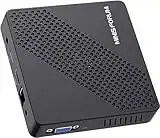 MINIS FORUM Mini PC Windows 10 sans Ventilateur 4 Go DDR4/64 Go eMMC Processeur Intel Celoren N4020 Mini Ordinateur de Bureau, Port HDMI et VGA, WiFi Double Bande 2.4+5.0G, BT, USB 3.0 * 3