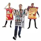 Snack Attack Group Halloween Costume - Vending Machine, Prungles, Hot Cheesies Multicolored, Multicolored, One Size