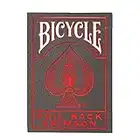 Bicycle Deck: Metalluxe Red - Playing Cards