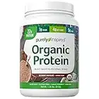 Purely Inspired Plant Based Protein Powder | Organic Protein Powder | Vegan Protein Powder for Women & Men | 22g of Plant Protein | Pea Protein Powder | Decadent Chocolate, 1.3 lb (16 Servings)