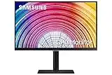 Samsung S24A600NWU - LED monitor - 24" - 2560 x 1440 QHD @ 75 Hz - IPS - 300 cd/m² - 1000:1 - HDR10-5 ms - HDMI, DisplayPort - black