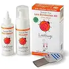 LADIBUGS One and Done Lice Treatment Kit - 3-Step Elimination - Comb, Mousse, Serum | Natural & Effective Head Lice & Nit Fix | Safe Removal for Kids, Family | Clinic Preferred, Nurse Approved