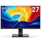 KOORUI 27 Inch Computer Monitor, IPS Full HD(1920x1080P), 75HZ, HDMI+VGA, 99% SRGB, 5ms Response, Eye Care, 75 x 75 mm VESA Display PC Monitors