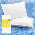 Cosi Home Pack 2 Funda Almohada 80x50 cm Almohada Refrescante para Sudor Nocturno. Fundas Protectora de Doble Cara para Invierno y Verano. Cremallera y Apta para Lavadora – Funda Almohada Algodon