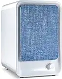 LEVOIT Air Purifiers for Bedroom Home with True HEPA Filter,Personal Desktop Low Noise Air Cleaner Captures Allergies, Smoke, Dust, Pollen, Pet, 3 Speeds and Filter Reminder Wheel, LV-H126,Small, Blue