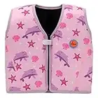 Swimbubs Children's Swim Jacket Swimming Float Vest For Kids Toddlers Buoyancy Aid (1-3 Years, Pink Dolphin)