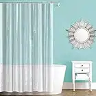 Splash Home Premium Quality Curtain Liner for Bathroom Shower and Bathtub, No Chemical Smell, Waterproof 70” W x 72” H Inches - Crystal Clear