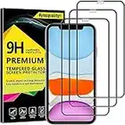 4youquality [3-Pack[Full Coverage] Screen Protector for iPhone XR & iPhone 11, Tempered Glass Film [LifetimeWarranty][Full Coverage][Impact-Resistant][Anti-Shatter]