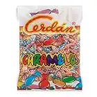 Caramelos Cerdán - Caramelos Ácidos de Sabores Variados | Caramelo Duro Sin Gluten ni Alérgenos | Ideal para Fiestas, Eventos y Cumpleaños | Bolsa de 225 Unidades - 750 g