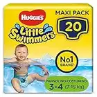 Huggies Little Swimmers Pannolini, Taglia 3-4 (7-15 kg), Confezione da 20 Pannolini