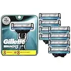 Gillette Mach3 Men's Razor Blade Refills, 8 Count