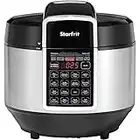 Starfrit 024600-002-0000 Electric Pressure Cooker, 8 Quarts, Black