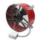 MaxxAir Professional Grade Gable Mount Power Attic Ventilator with 2.6-Amp 60-Hz Motor and 14-Inch Blade