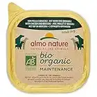 Almo Nature - Bio Organic - Nourriture Humide pour Chiens avec Poulet et Brocoli -Pâté Biologique pour Chiens Adultes: 9 barquettes de 300g