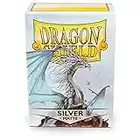 Dragon Shield - Matte Standard Size Sleeves 100Pk - Silver