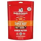 Stella & Chewy's Galettes de dîner crues lyophilisées – Nourriture pour Chien sans céréales, Recette Super bœuf Stella Riche en protéines – Sac de 758,7 g