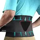 FEATOL Back Brace for Lower Back Pain, Back Support Belt for Women & Men, Breathable Lower Back Brace with Lumbar Pad, Lower Back Pain Relief for Herniated Disc, Scoliosis, Sciatica, Large Size/ X Large Size (Waist :30''-38.6'')