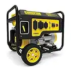 Champion Power Equipment 4450/3550-Watt RV Ready Portable Generator with Wheel Kit Yellow