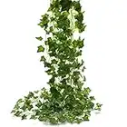 Ivy Leaves Beebel 85Ft 12 Strands Artificial Fake Leaves Hanging Vines Plant Leaves Garland Home Garden Poison Ivy Costume