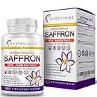 Pure Saffron Extract Natural Appetite Suppressant Supplement for Appetite Control and Healthy Weight Management-Best Hunger Craving Suppressant Saffron Capsules for Weight Loss for Women and Men