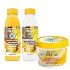 Garnier - Fructis Hair Food - Coffret Cadeaux Soin Cheveux Routine à la Banane pour cheveux secs - 98% d'ingrédients d'origine naturelle