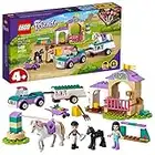 Lego Friends Horse Training and Trailer 41441 Building Kit; with Lego Friends Stephanie and Emma and 2 Animals; New 2021 (148 Pieces)