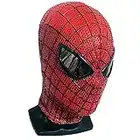 Spiderman Mask with Faceshell and Lenses, 1:1 Handcraft Superhero Mask Movie Prop Replica，Cosplay Costumes Mask (Child, B)