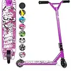 Stunt Scooters - Pro Scooter for Tricks and Stunts by Land Surfer - Land Surfer Stunt Scooter Purple - Scooter for Kids Ages 8-12 Teens Boys and Girls