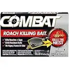 Combat Roach Killing Bait Stations for Small Roaches, Kills Roaches and Eggs, 12 Count