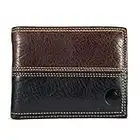 Carhartt Men's Standard Billfold Wallet, Leather Two-Tone (Brown & Black), One Size