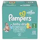 Pampers Baby Dry Diapers Size 1 210 Count