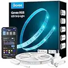 Govee LED Strip Smart RGB WiFi LED Streifen, Lichterkette Band App Steuerung WLAN mit Alexa und Google Assistant, Musik Sync Farbwechsel DIY Deko für Schlafzimmer Küche Wohnzimmer 5m