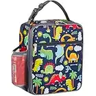 Toddler Lunch Bag for Kids Lunch Box, Dinosaur Lunch Boxes For Boys Lunch Bag,Insulated Reusable Lunch Bag with Waterproof Liner, Thermal Meal Container Tote for Girls & Boys & Women, Dinosaur Style